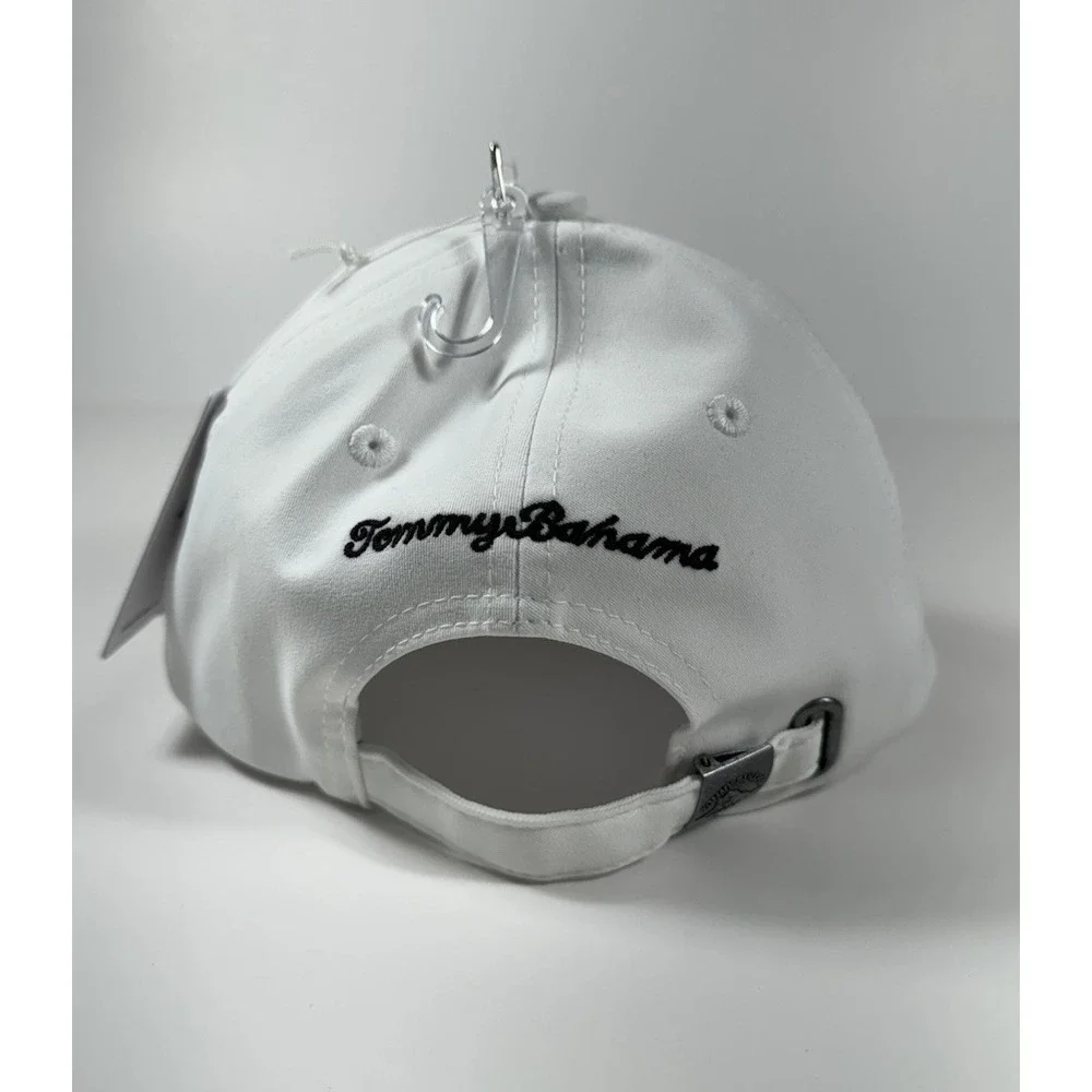TOMMY BAHAMA "TIP YOUR CAP" MARLIN LOGO‎ BASEBALL Hat Cap White Men's *NEW* - Picture 4 of 7